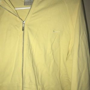 Nike Yellow Zip Up Jacket